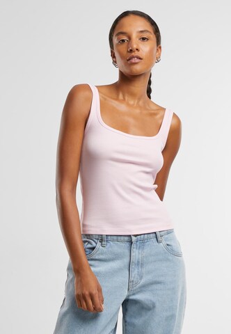 Urban Classics Topp i rosa
