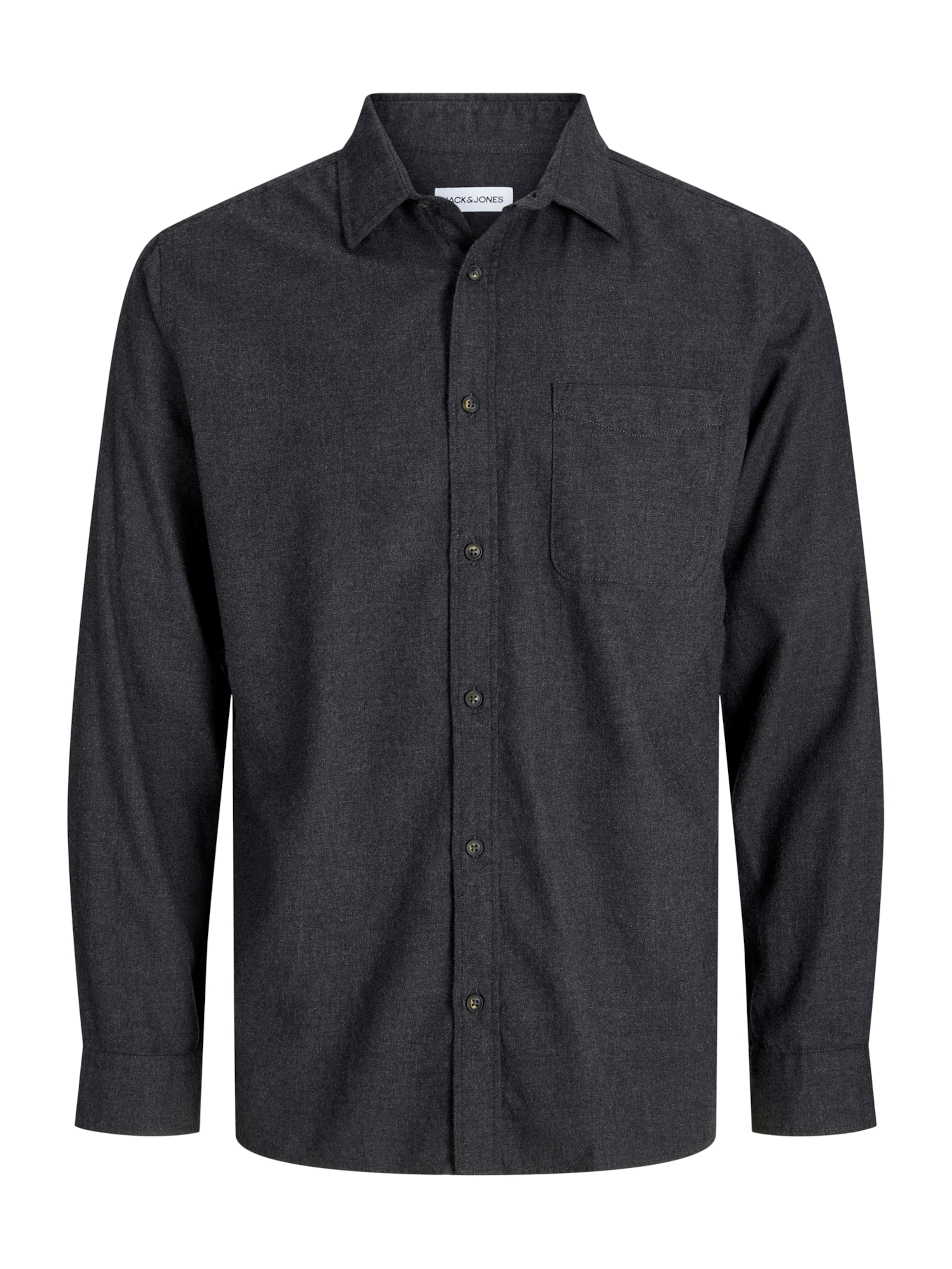 JACK & JONES Hemd 'JJECLASSIC' in Grau: Vorderseite