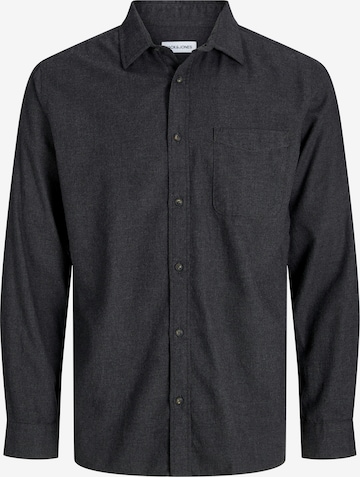 Chemise 'JJECLASSIC' JACK & JONES en gris : devant