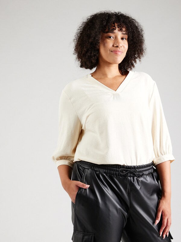 Vero Moda Curve Blouse 'VMCMYE' in Beige