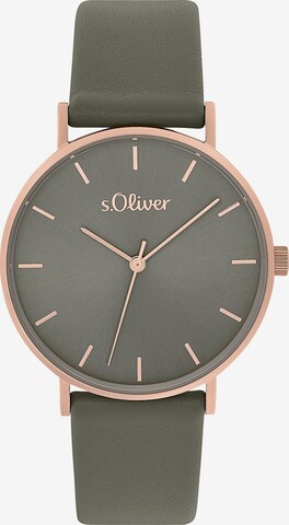 s.Oliver Uhr in Gold: predná strana