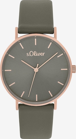 s.Oliver Analog Watch in Gold: front