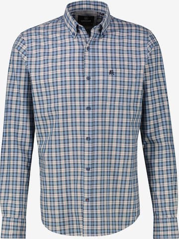 LERROS Button Up Shirt in Blue: front