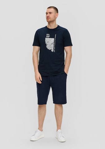 T-Shirt s.Oliver Red Label Big & Tall en bleu