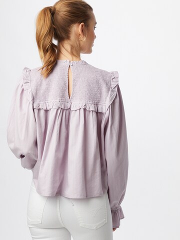 Gina Tricot - Blusa 'Greta' em roxo