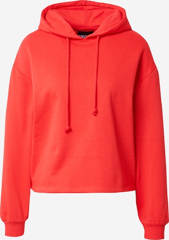 PIECES Sweatshirt 'CHILLI' i rød: forside
