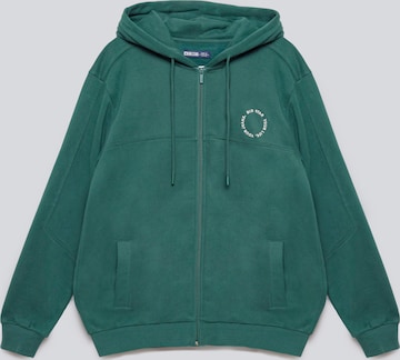 BIG STAR Sweatshirt 'Ajron' in Grün: Vorderseite