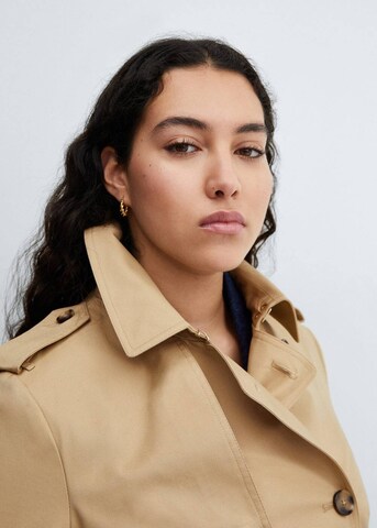 MANGO Between-Seasons Coat 'Polana' in Beige