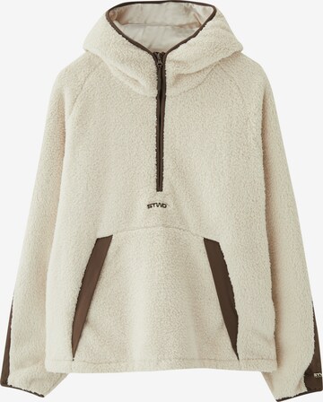 Pull&Bear Tussenjas in Beige: voorkant