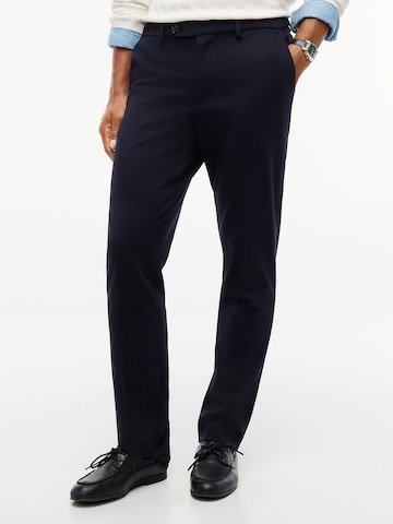 TOMMY HILFIGER Regular Pantalon 'New York Label' in Blauw: voorkant
