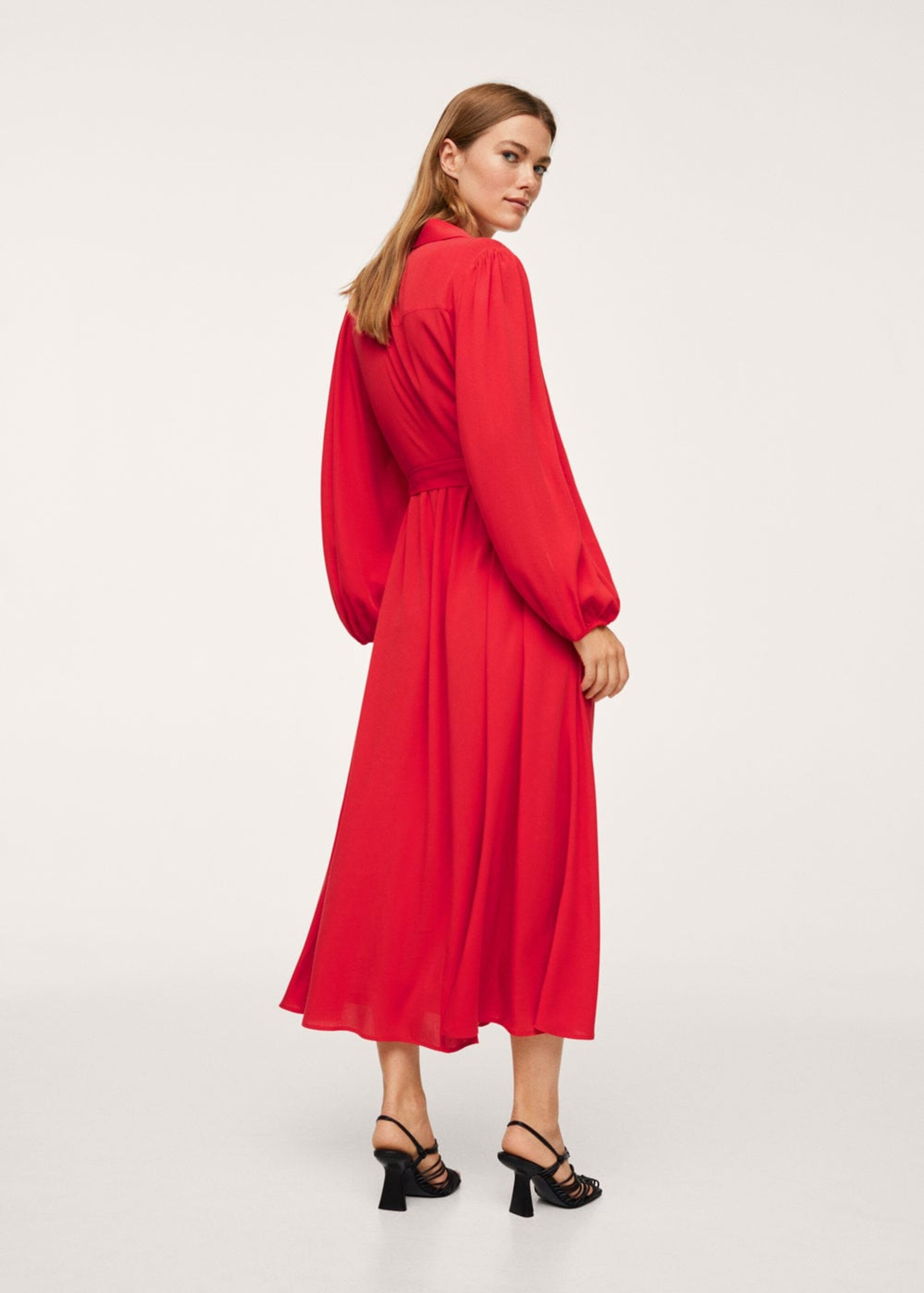 Frauen Kleider MANGO Kleid in Rot - UJ98259 Frauen Kleider MANGO Kleid in Rot - UJ98259