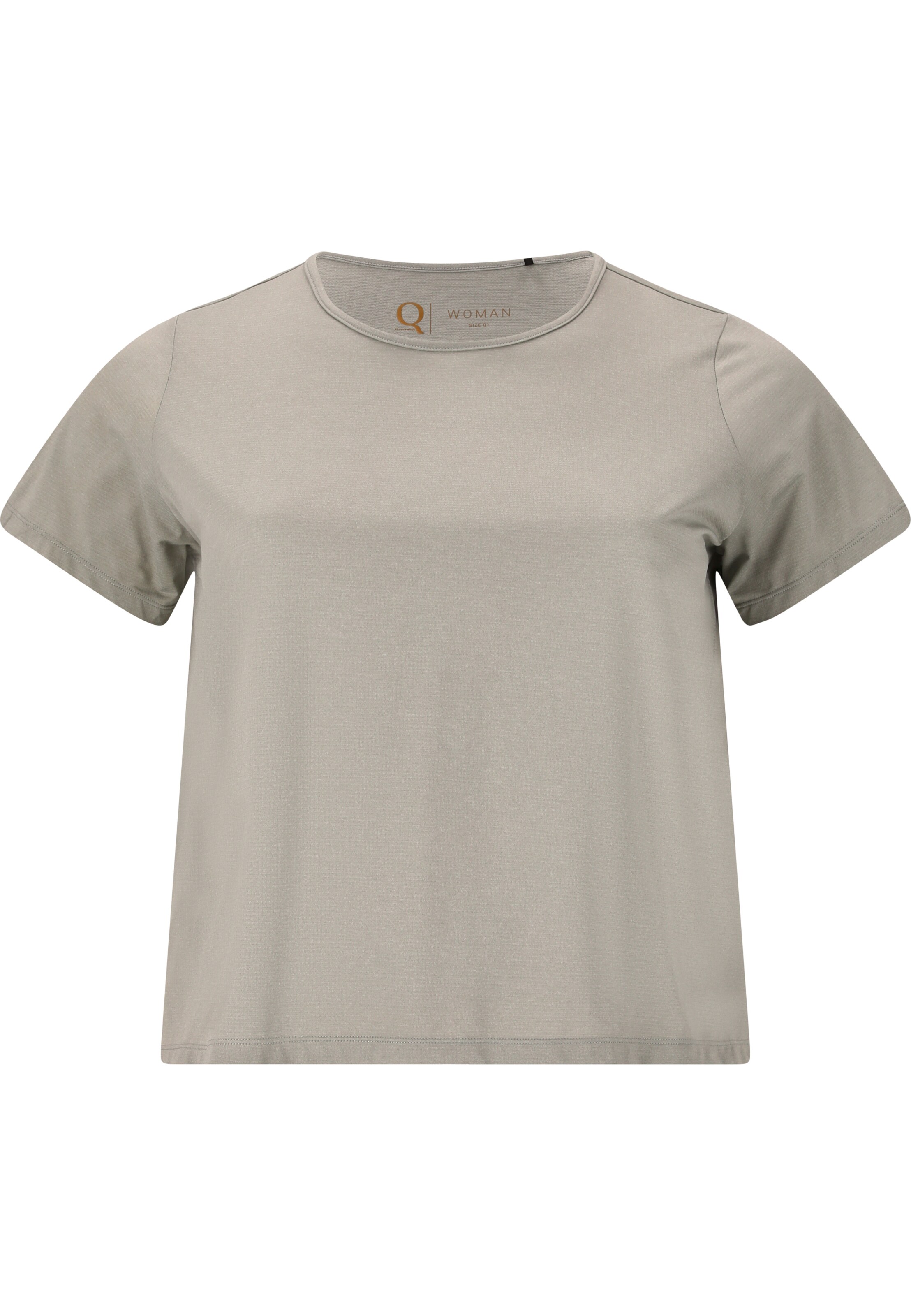 Q by Endurance T-Shirt 'Suky' in Grau: Vorderseite