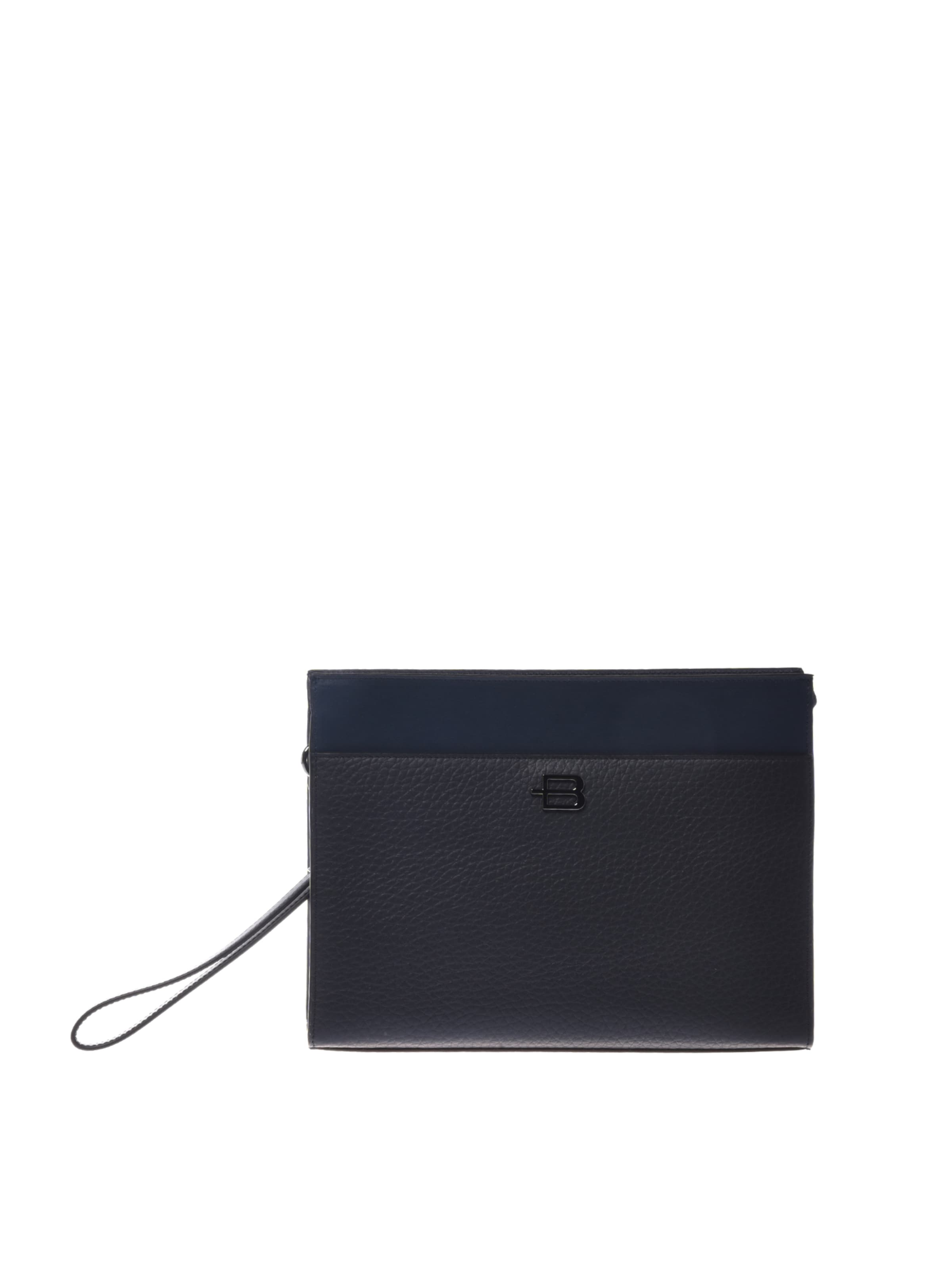 BALDININI Clutch in Blue: front