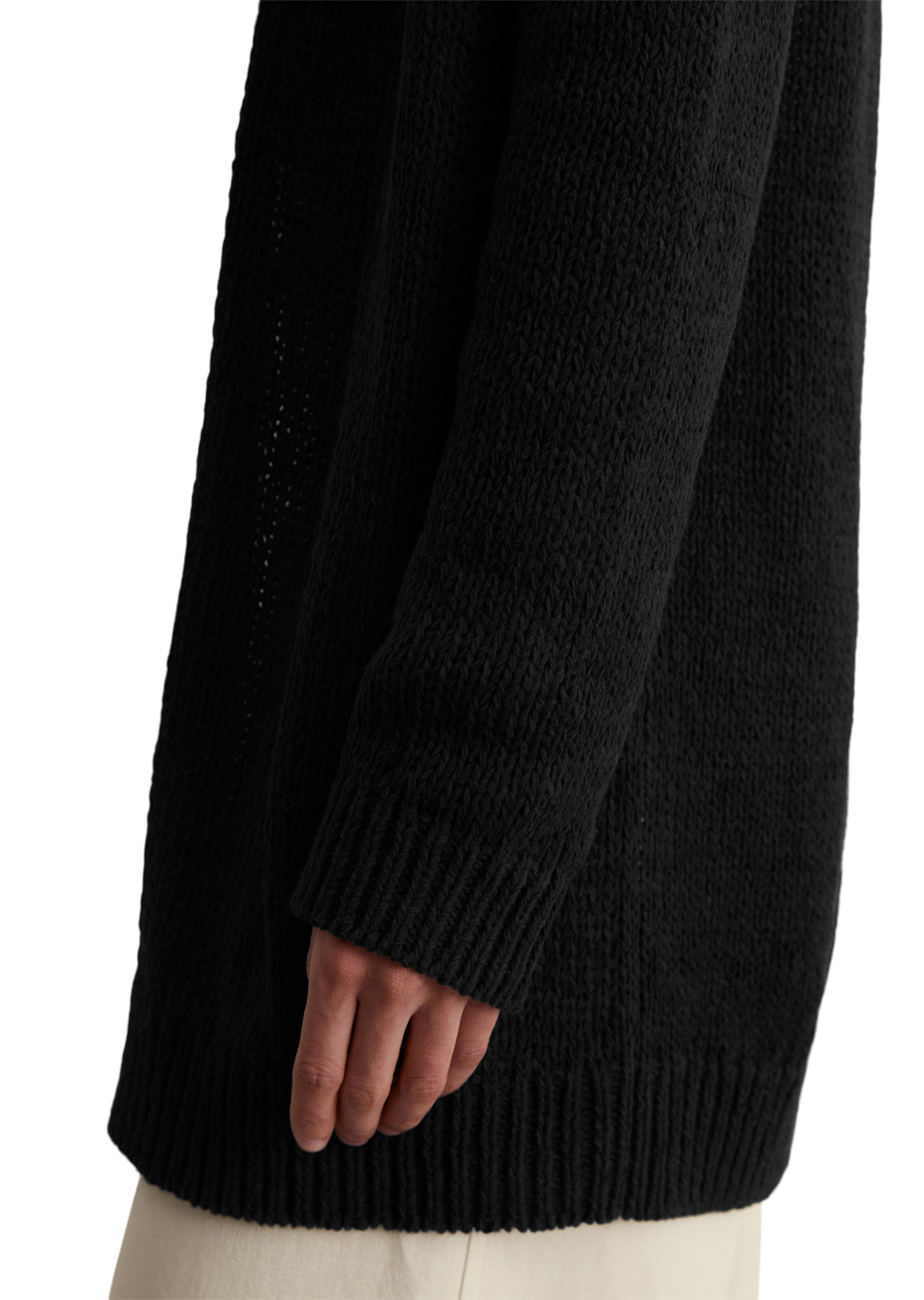 Marc O'Polo Strickjacke in Schwarz