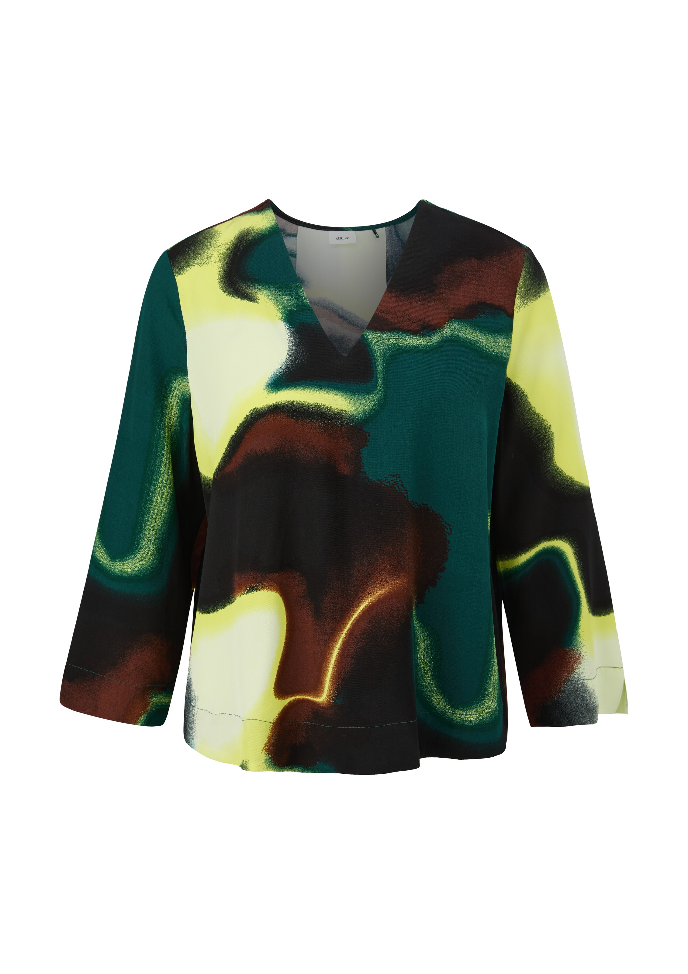 s.Oliver BLACK LABEL Bluse in Grün: Vorderseite