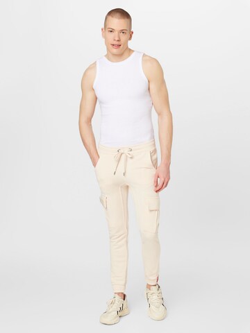 ALPHA INDUSTRIES Tapered Cargohose 'Terry' in Beige