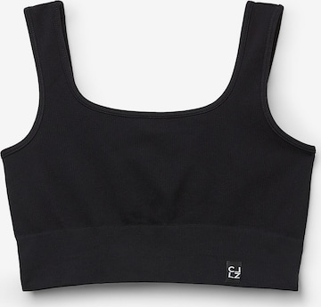 CALZEDONIA Sporttop 'SEAMLESS' in Schwarz: Vorderseite