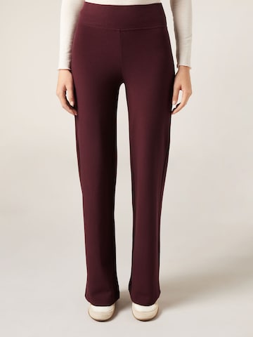 CALZEDONIA Wide Leg Hose 'Palazzo' in Rot: Vorderseite