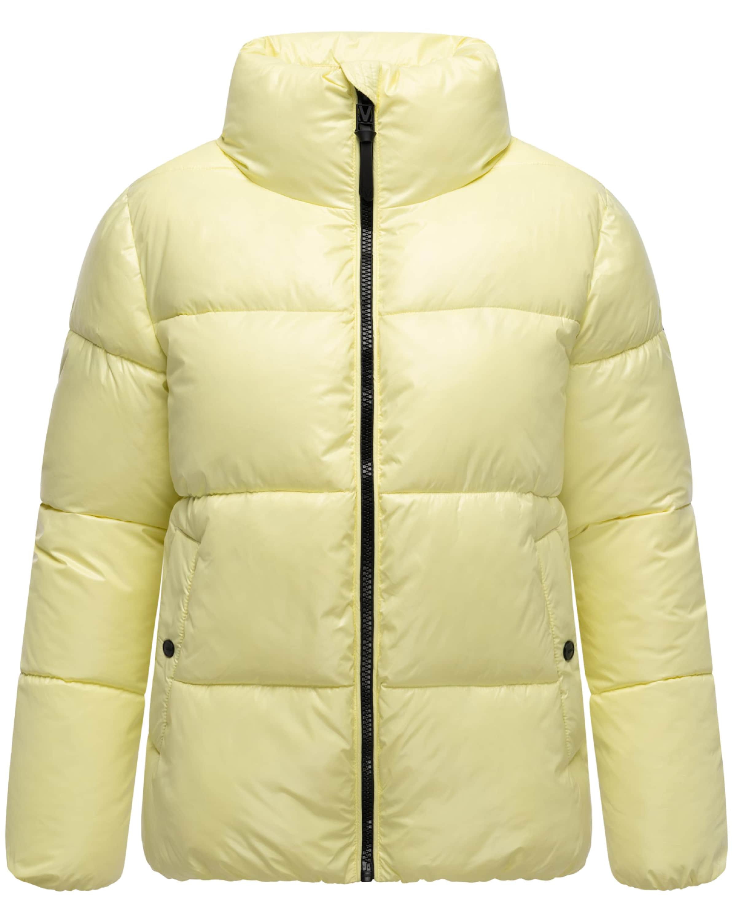 MARIKOO Vinterjacka 'Hazalee 16' i gul: framsida
