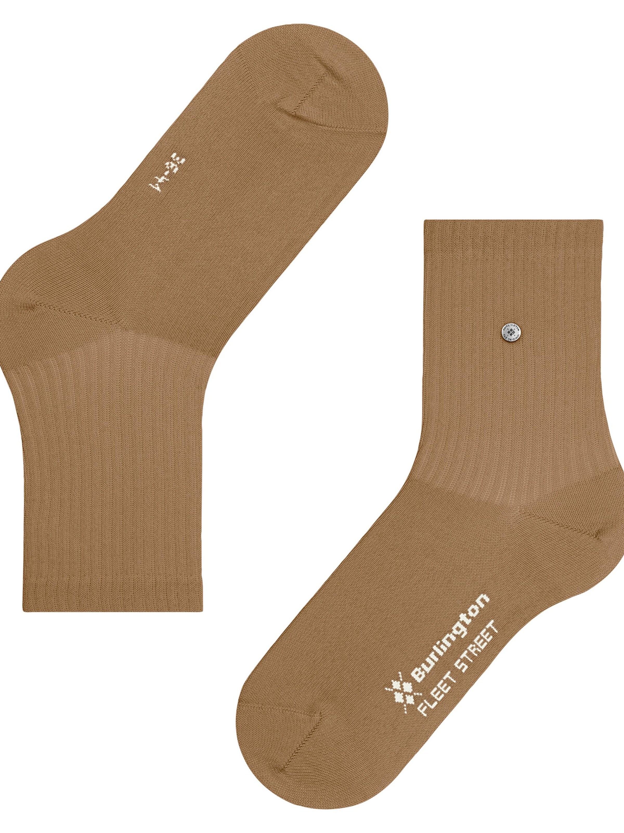 BURLINGTON Socks 'Fleet Street' in Brown