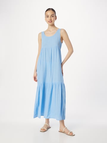 ICHI Καλοκαιρινό φόρεμα 'FOXA' σε μπλε: μπροστά