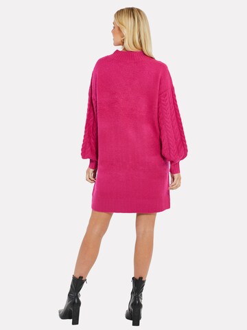 Threadbare Knitted dress 'Chalk' in Pink