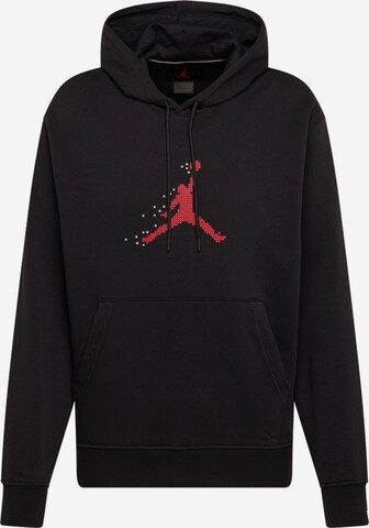 Jordan Sweatshirt 'ESS' in Zwart: voorkant