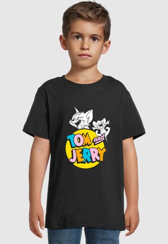 T-Shirt 'Tom And Jerry - Happy' ABSOLUTE CULT en noir : devant
