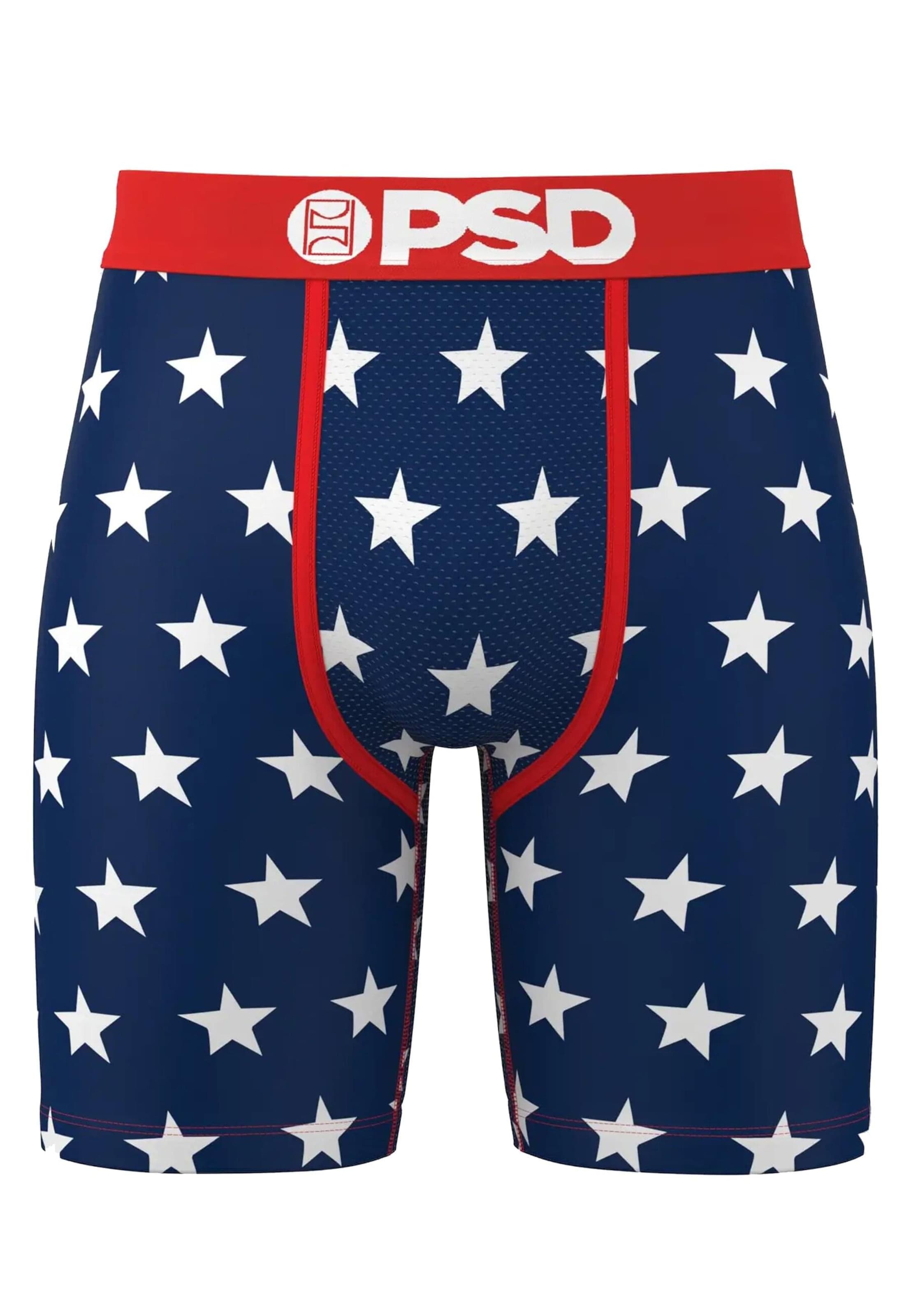 PSD Boxershorts 'STAR SPANGLE' in Blau: Vorderseite