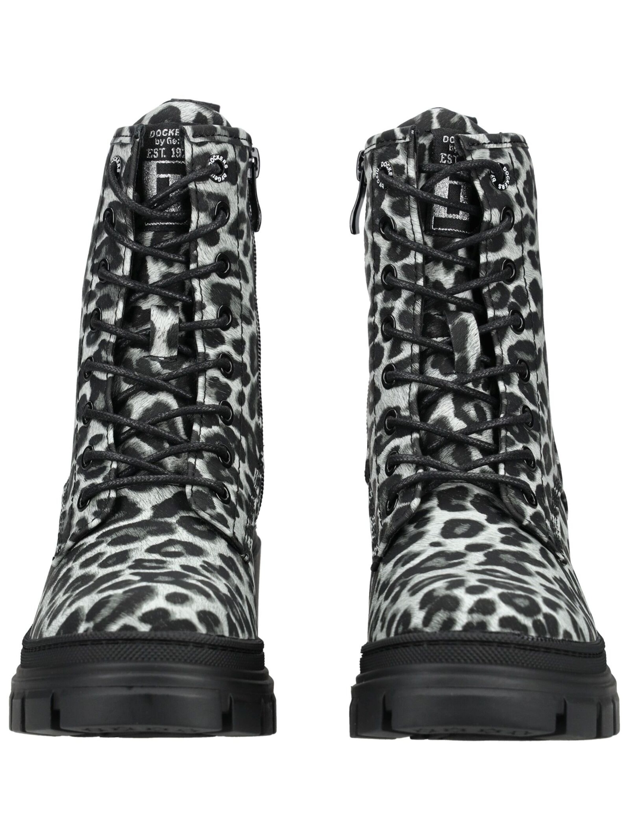 Bottines à lacets Dockers by Gerli en noir