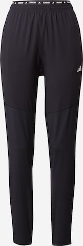 ADIDAS PERFORMANCE Slimfit Sportbroek 'OTR E 3S' in Zwart: voorkant