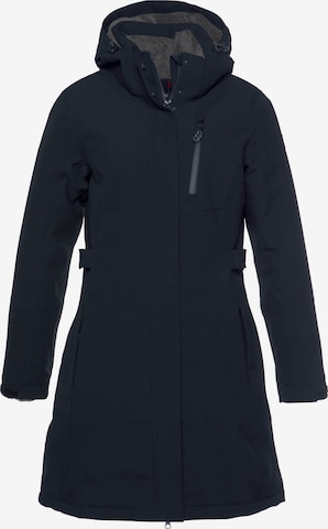 KILLTEC Between-Seasons Parka in Blue: front