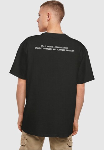 T-Shirt 'Flamingo' Merchcode en noir