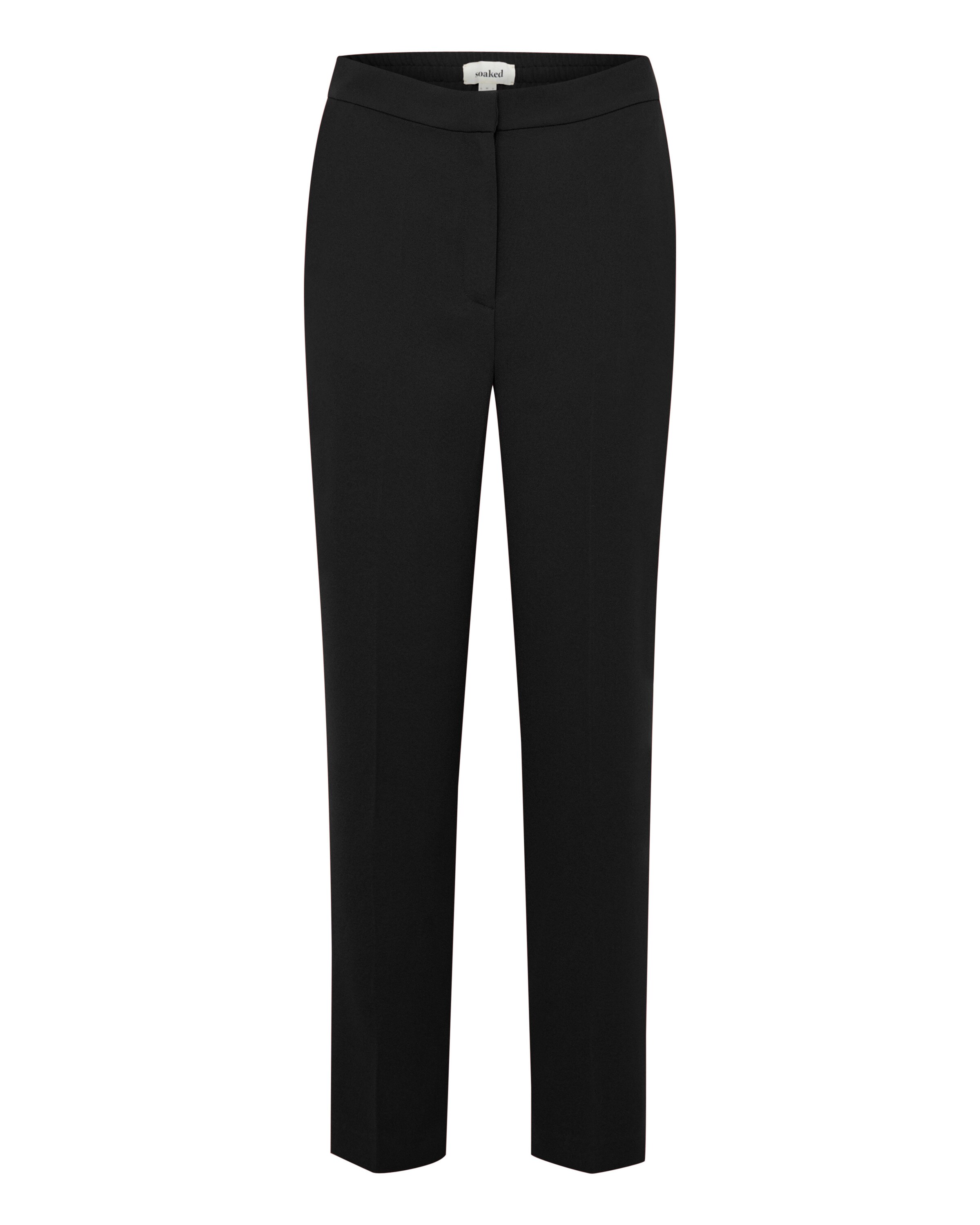 Pantalon 'Shirley' SOAKED IN LUXURY en noir : devant