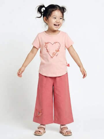 SIGIKID Shirt 'T-Shirt Pink Birds' in Pink