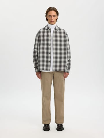 SELECTED - Ajuste confortable Camisa en gris