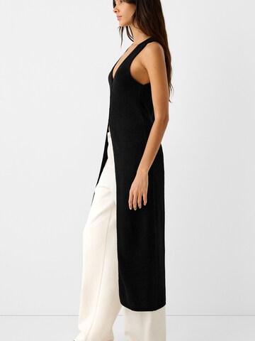 Bershka Knitted vest in Black
