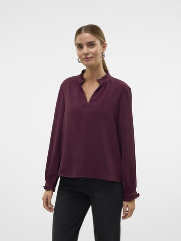 VERO MODA Bluse 'ALVA' i lilla: forside