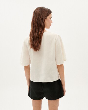 Thinking MU Bluse 'Hemp Libelula' in Weiß