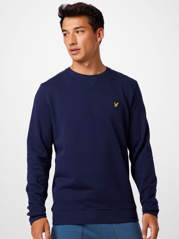 Lyle & Scott - Sweatshirt em azul: frente