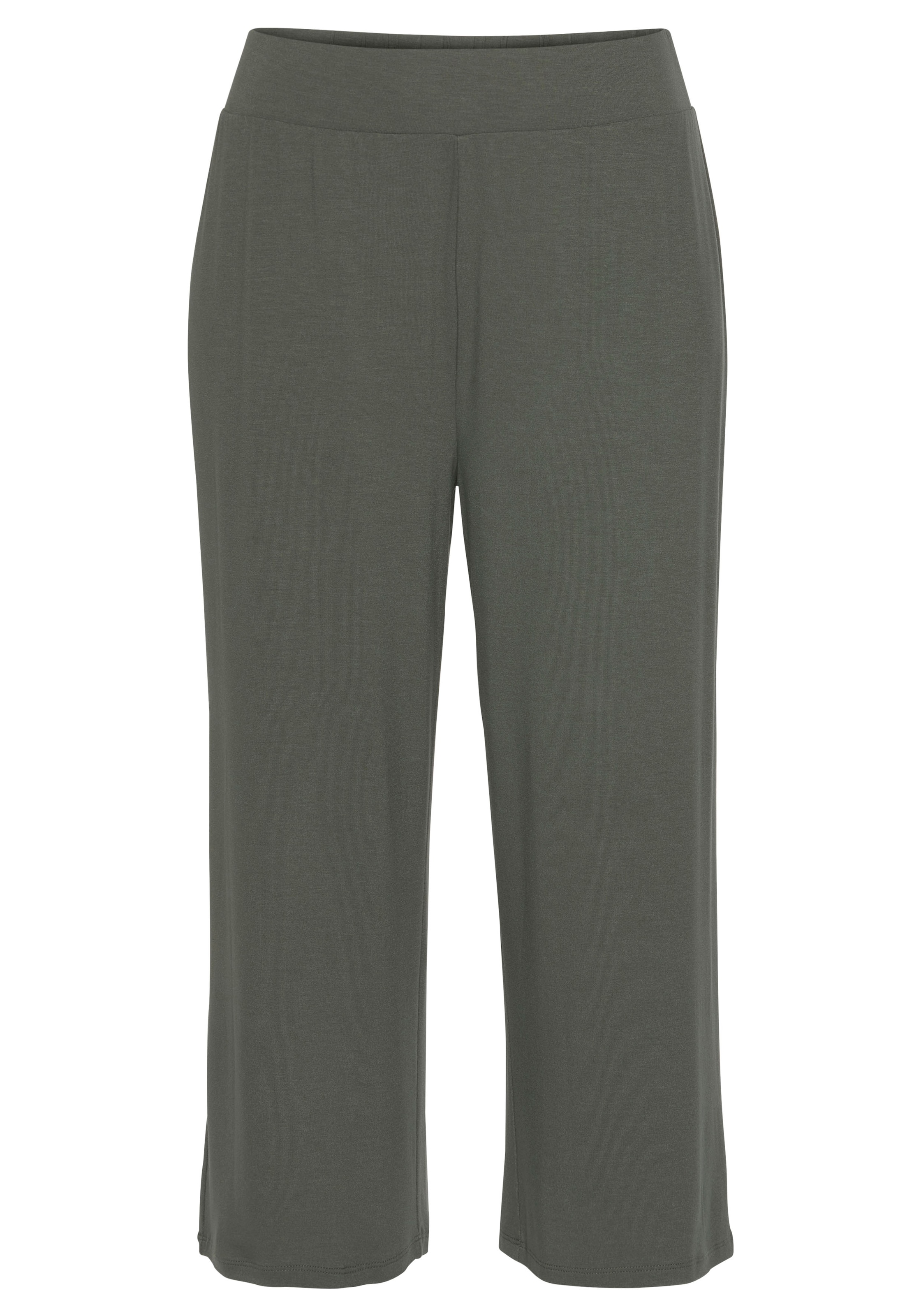 LASCANA Παντελόνι πιτζάμας σε πράσινο: μπροστά