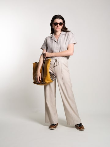 WEARABLE STORIES Blouse 'Priscilla' in Beige