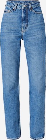WEEKDAY Jeans 'Rowe Extra High Straight' in Blauw: voorkant