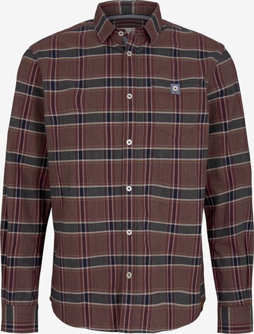 TOM TAILOR Button Up Shirt in Red: front