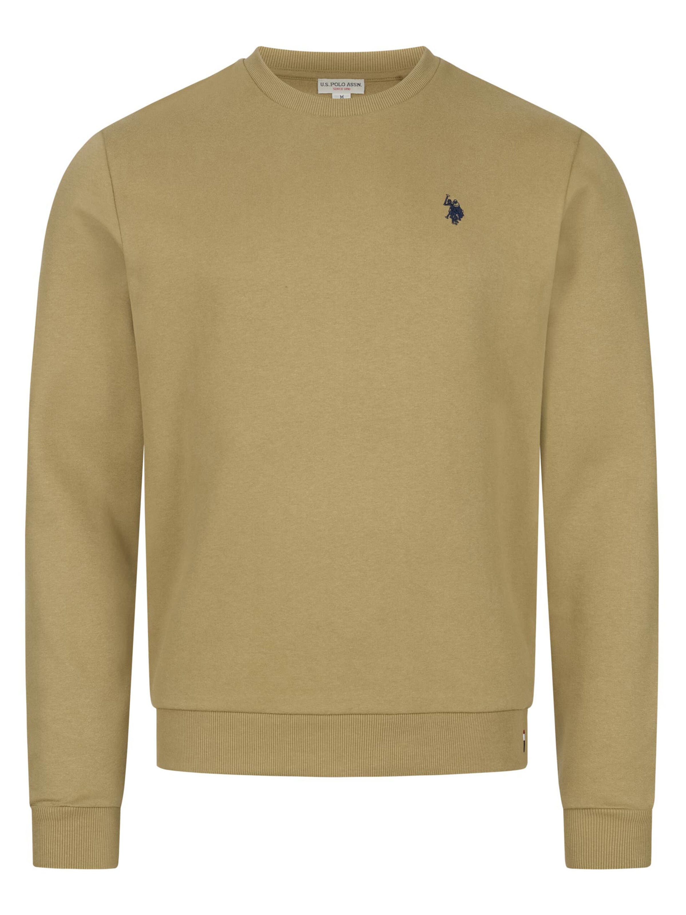 U.S. POLO ASSN. Sweatshirt in Beige: front