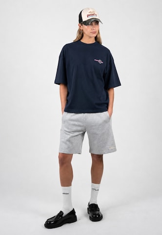 Prohibited - Camisa 'Running Club' em azul