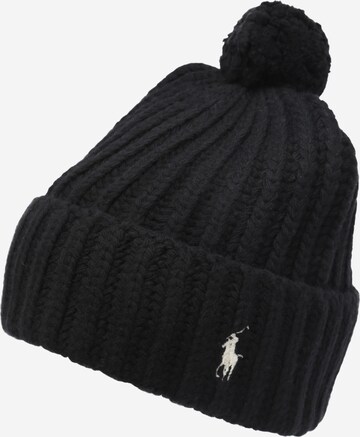 Polo Ralph Lauren Beanie in Black: front