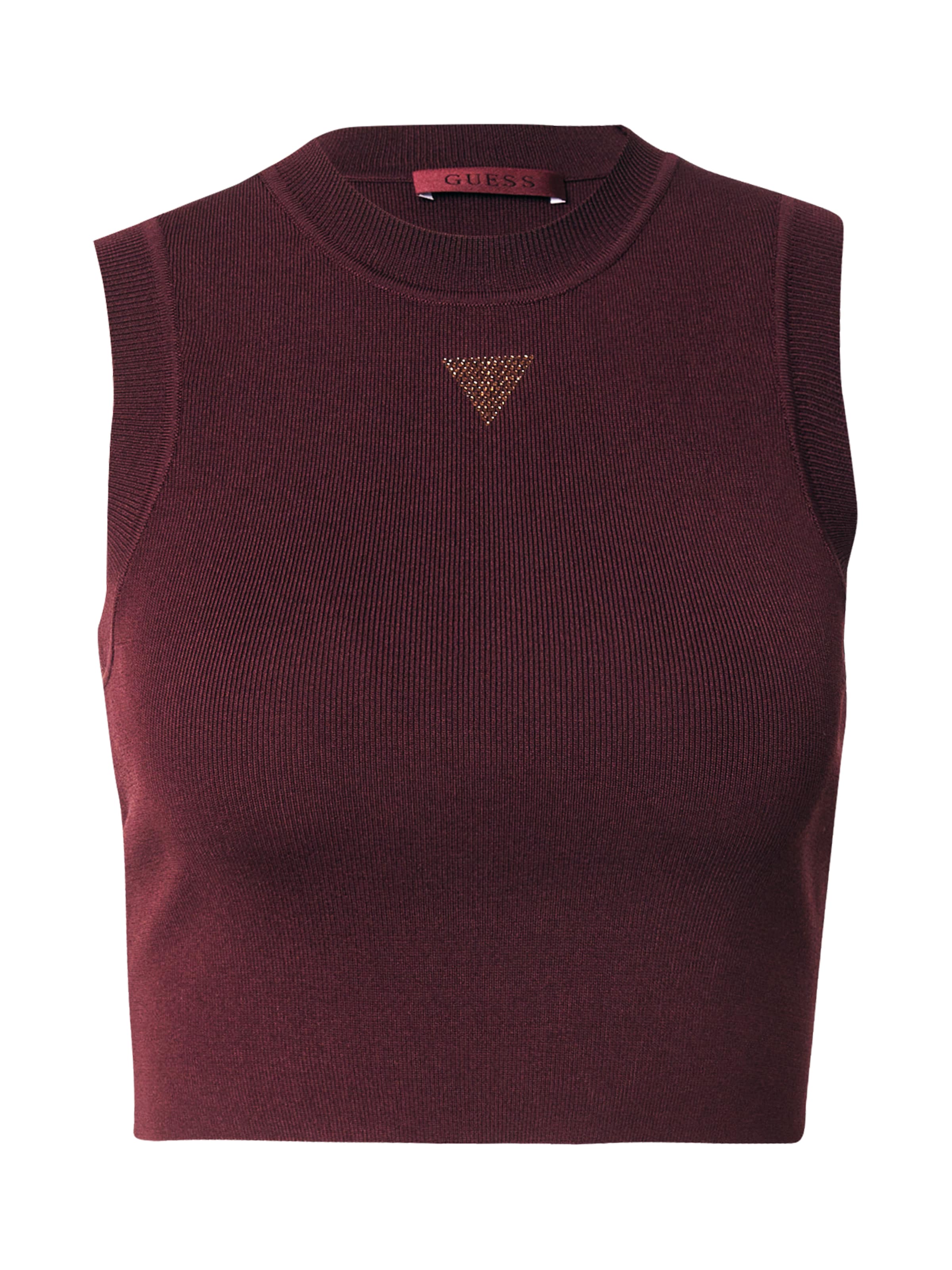 GUESS - Top de malha 'Alexia' em castanho: frente