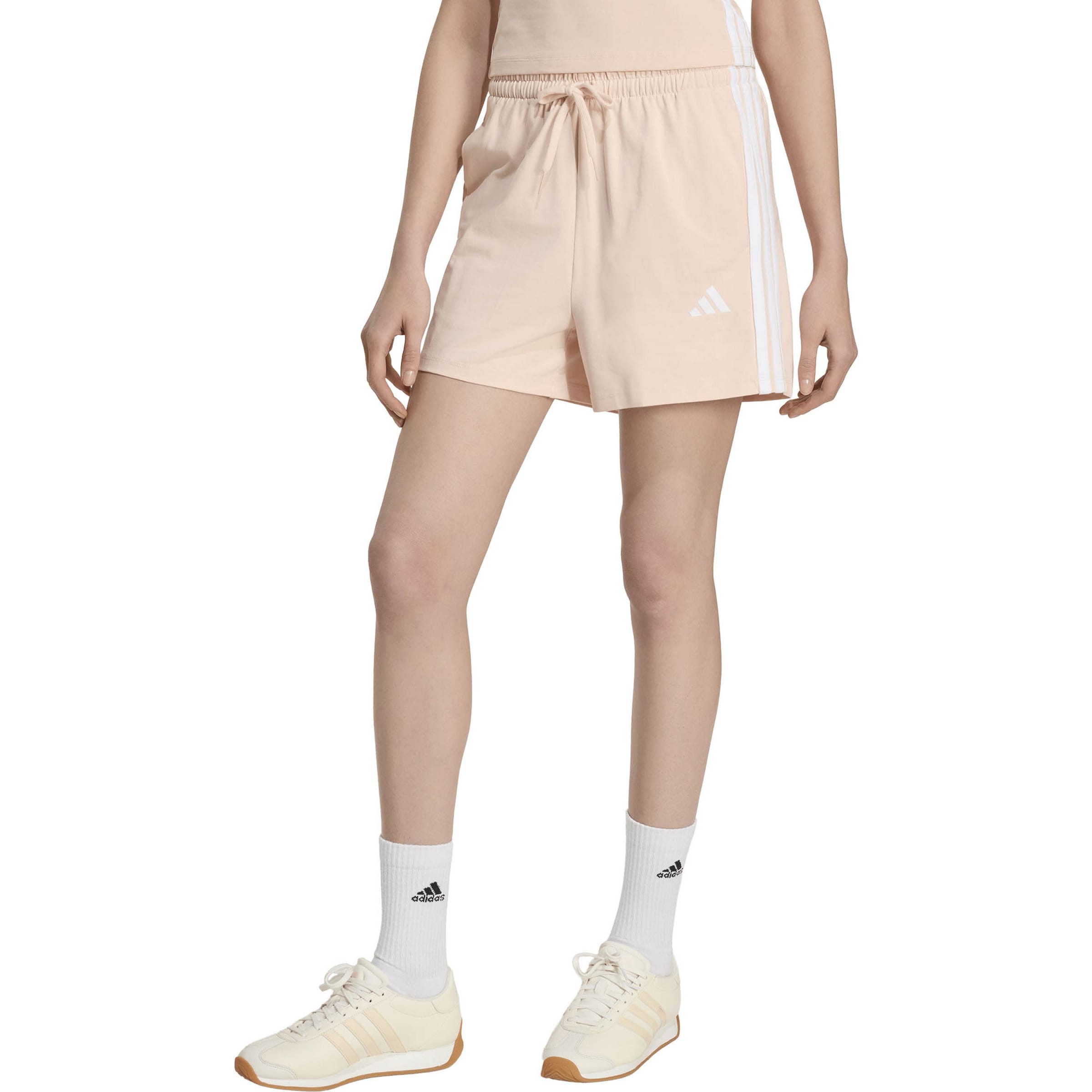 ADIDAS SPORTSWEAR Regular Workout Pants 'Essentials' in Pink: front