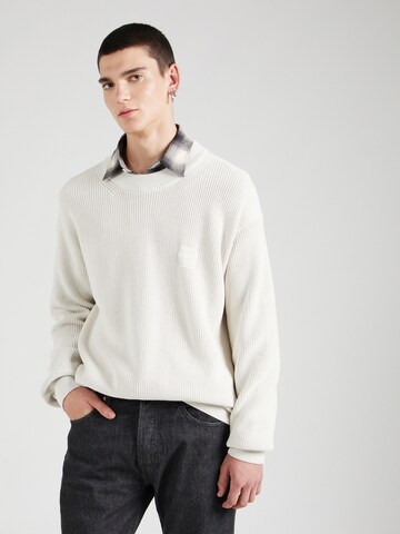 Pullover 'Acircolo' di BOSS in beige: frontale